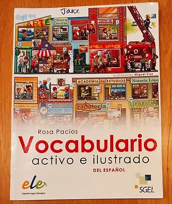 Vocabulario Activo E Ilustrado Del Español  Learn Spanish  Rosa Pacios FREE POST • £3.79