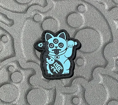 Playge Large Misfortune Cat Morale Pouch Patch Ranger Eyes Patch Blue/Black RE • $136