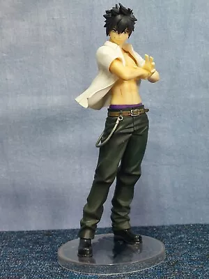 FAIRYTAIL Gray Fullbuster Anime 23cm Tall Fabulous Detailing On Original Base • £70