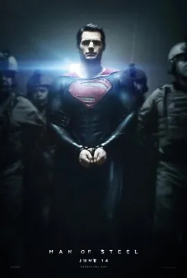 Man Of Steel ~ Original 27 X 40  Double-sided Advance Movie Poster  Superman • $26.99