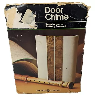 GE Door Chime C332D 1976 General Electric Sherwood In Package MCM Vintage New • $41.64