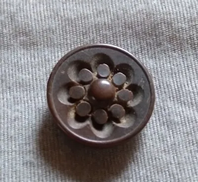 Antique Carved Vegetable Ivory Button. • $9.99