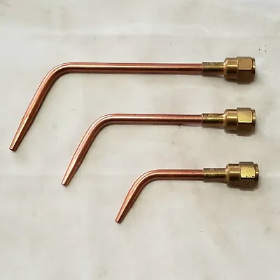 Victor 0-W-1 2-W-1 & 4-W-1 Welding Brazing Torch Tip Set 100 Series 100C 100FC • $109