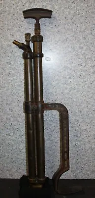 Vintage F.E. Myers & Bro. Brass Hand Pump 1895 ~ Rust Corrosion And  Gold Paint • $65.95