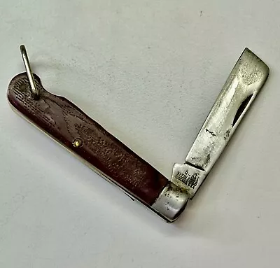 Vintage KLEIN TOOLS CHICAGO  -- 3.25  Long ROPE KNIFE With 2.5  Sheepsfoot Blade • $14