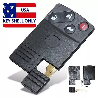 Smart Card Remote Key Shell For MAZDA 5 6 CX-7 CX-9 RX8 Miata Replacement 4 BTN • $9.90