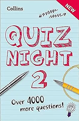 Collins Quiz Night 2 (Quiz Books) Collins Used; Good Book • £2.98