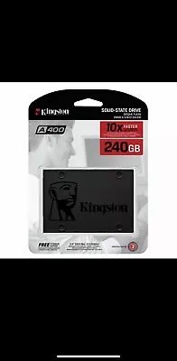 £21 • Buy Kingston 240GB SSD Drive A400 2.5  SATA III Solid State Hard Drive 500MBs NEW UK