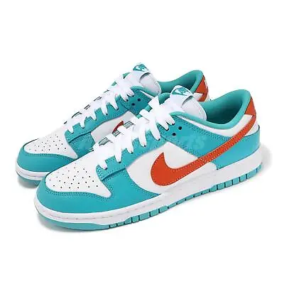 Nike Dunk Low Retro Miami Dolphins Dusty Cactus White Men Casual Shoe DV0833-102 • $124.99