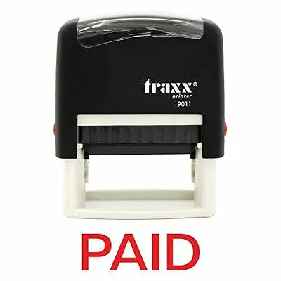 Traxx T-Printer Self Inking Stock Text Stamp Paid  • £13.14