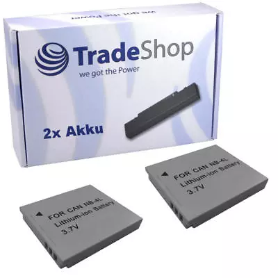 2x BATTERY For Canon Digital Ixus 115HS 117HS 120IS 130 220HS 230HS I Zoom Wireless • £14.20
