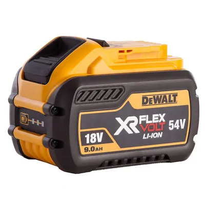 DeWalt DCB547 18V / 54V XR Lithium-Ion FLEXVOLT Convertible 9.0 / 3.0Ah Battery • £140