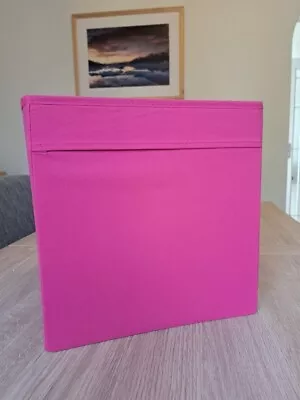 IKEA Drona Bright Pink Fabric Storage Box • £0.99