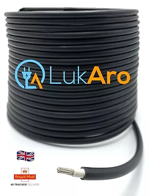 £5.99 • Buy Solar Panel PV Cable DC Rated Black/red 4mm²/6mm² Cable Quality Solar Wire
