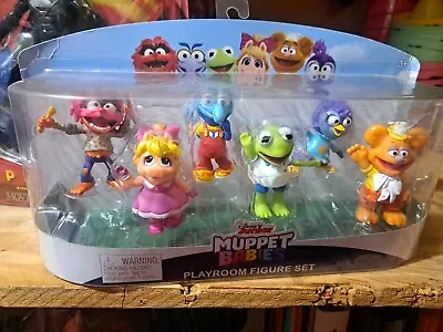 Muppet Babies 6 Figure Playset Disney Kermit Animal Gonzo Piggy Fozzie HTF NEW • $24.88