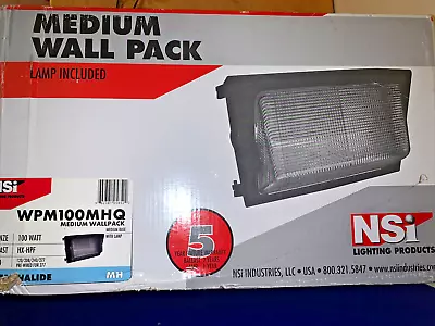 Nsi Wpgc100mhq Mini Metal-halide Wall-pack Light Fixture 100w Mh Mvolt • $85