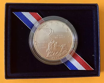 2005 Marine Corps 230th Anniversary Silver Dollar Coin. C-74. • $47.99