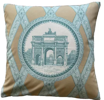 Manuel Canovas Cushion Cover Fabric Lutece Parisian Architectural Printed Cotton • £24.99