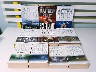 Lot Of 10x Matthew Reilly Action Books! Scarecrow Temple Ice Station • $54