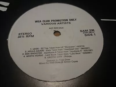 Various – WEA Club Promotion Only (MadonnaPrince...) UK 1984 Vinyl Record • £23.99