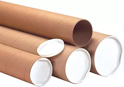 Brown Shipping Mailing Tubes 2X20'' 50/Cs • $68.14