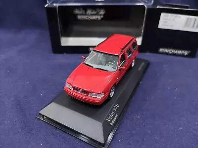 1998 Volvo V70 Indian Red 1:43 Minichamps In Box • £82.28