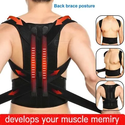Best Back Brace Posture Corrector For Women Men Medical Scoliosis Back Support • $18.63
