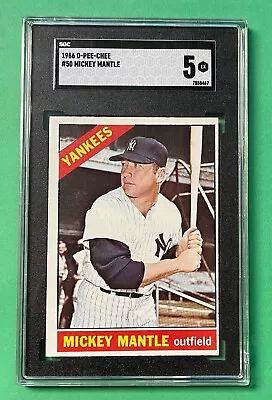 1966 O-pee-chee Mickey Mantle #50 Sgc 5 Ex Yankees • $849.99