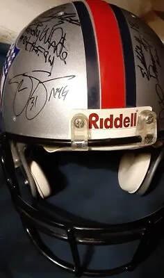 Marcus Allen Signed NFL Logo Riddell Full Sized Helmet With 19 Signatures PSA/DN • $365