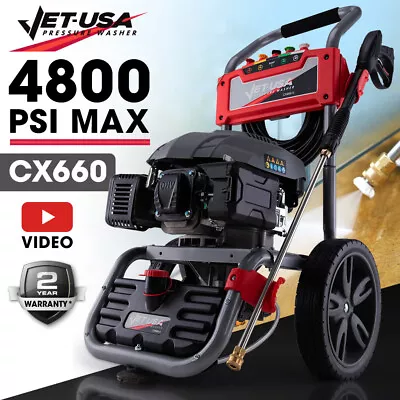 Jet-USA 4800PSI Petrol-Powered High Pressure Cleaner Washer Water Jet Power Hose • $483