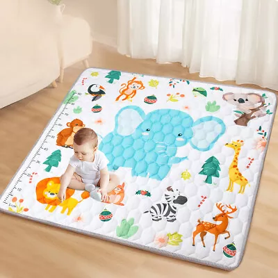 Thick Baby Kids Crawling Mat Soft Floor Play Mat Picnic Cushion Outdoor • £38.87