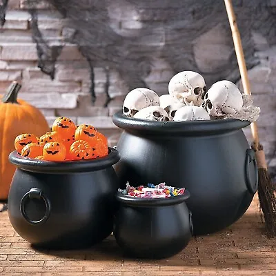 Halloween Witch Cauldron Plastic Blow Mold Several Sizes 18 / 15 /12 /10 Inch • £31.69