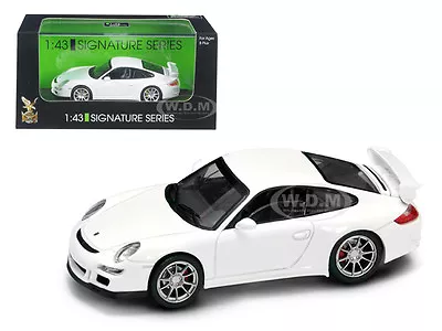 Porsche 911 997 Gt3 White 1/43 Diecast Model Car By Road Signature 43205 • $13.99