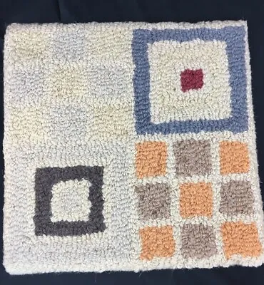 $9.99 • Buy Wool Carpet Rug SAMPLE 12 X 12 Inches Dash Albert Rug Decor Craft India Square