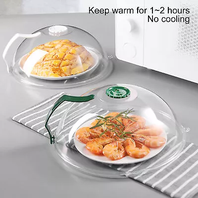 Microwave Splatter Cover Anti-splash Convenient Comfortable Grip Food Cover Pp • $30.50