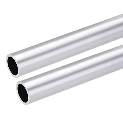 2pcs Aluminum Round Tube 25mm OD 20mm Inner Dia 300mm Seamless Straight Tubing • $18.70
