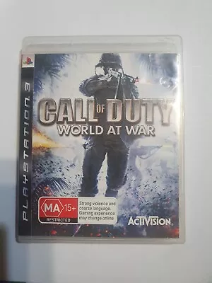 Call Of Duty World At War - Ps3 Playstation 3 -  Vgc - Free Post • $13.90