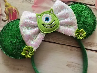 Monster's Inc. Mike Minnie Mouse Ears Headband- Disneyland- Disney World • $15