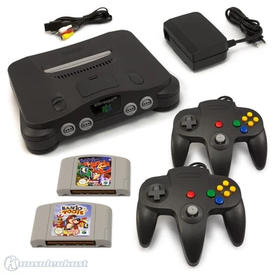 £249.99 • Buy N64 Console + Banjo Kazooie + Banjo Tooie + 2 Gamepads + Equipment