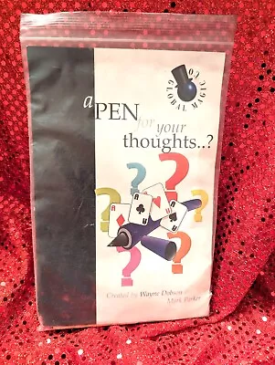 A PEN FOR YOUR THOUGHTS! By WAYNE DOBSON & MARK PARKER! BRAND NEW VINTAGE MAGIC! • $5