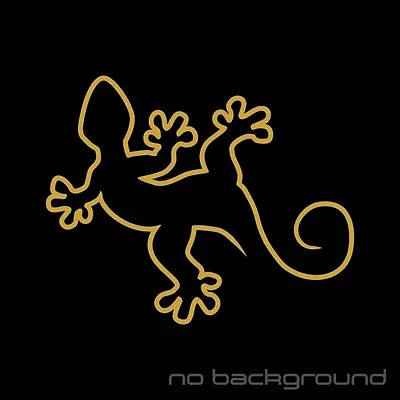 Gecko Lizard Sticker Vinyl Decal - Reptile Iguana Pet Car Window Bumper Decor • $2.50