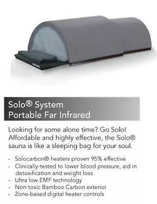 Used - Sunlighten Solo  Personal Sauna With Chromatherapy  • $800