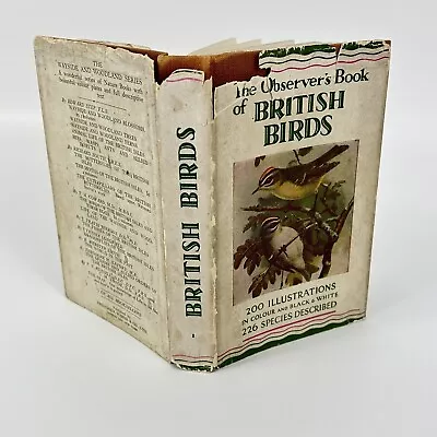 Observers Book Of British Birds 1949 - Ref Num 579.649 • £12.45