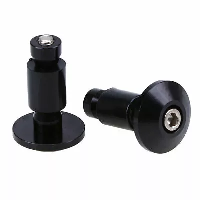 Pair 7/8  CNC Universal Motorcycle Handle Bar End Plug Grip Ends Cap • $8.14