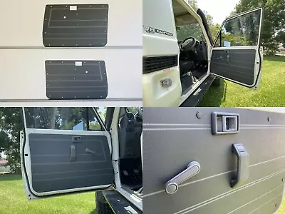$260 • Buy Grey ABS Waterproof Door Cards Fits Toyota LandCruiser 75 78 79 Series Manual X2