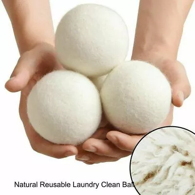 6-pack New Zealand 100% Wool Laundry Washing Dryer Balls • £10