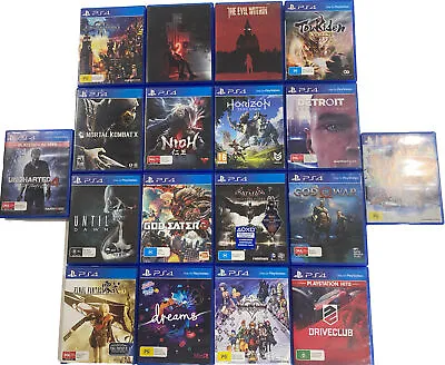 Ps4 Games | Cases And Inserts Included | High Quality | Buy 2+ For Discount • $19.99