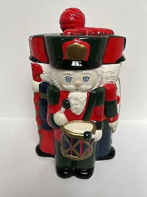 Musical Nutcracker Cookie Jar Celebrate The Season Plays Song When Opens 10  • $12.99