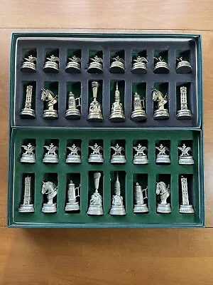 Rare Vintage Anheuser Busch Pewter Brass Collectors Chess Set • $1200