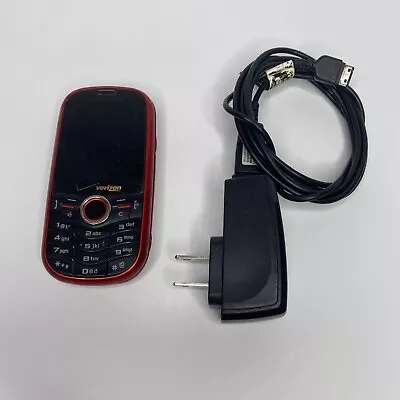 Samsung Intensity Verizon RED Cell Phone 1.3MP Slider Qwerty SCH-U450 2G Grade B • $15.99